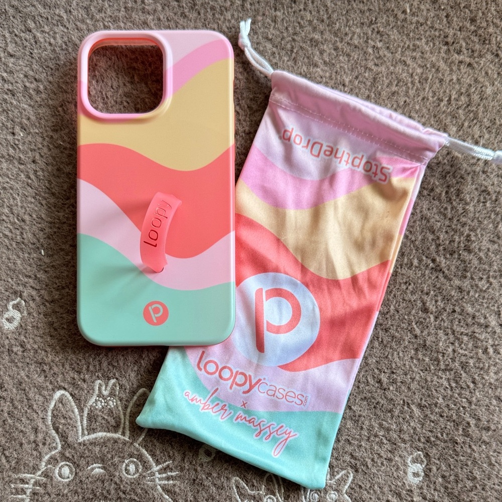 Loopy Case Sweet Sorbet X Amber Massey limited edition iPhone 14 Pro Case